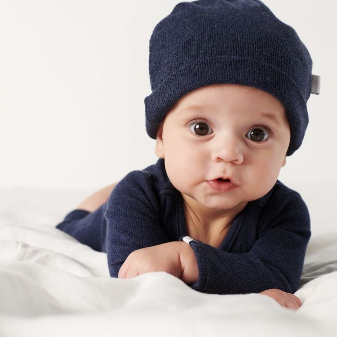 Noppies Muts Rib Nevel Navy Melange 0 3 MND BabyPlanet