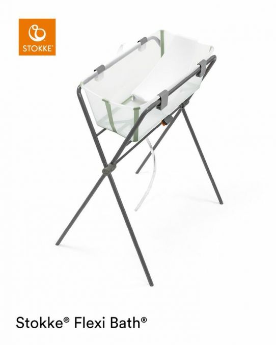 Stokke Flexi Bath Transparant Green online kopen BabyPlanet