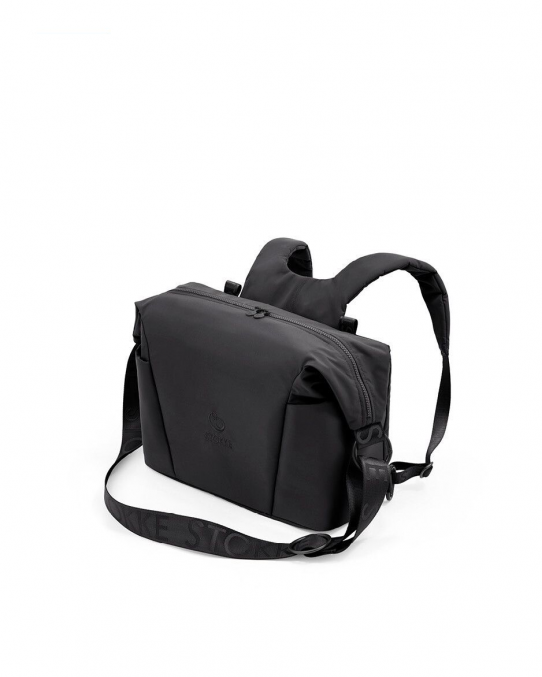 Nuby changing bag black top