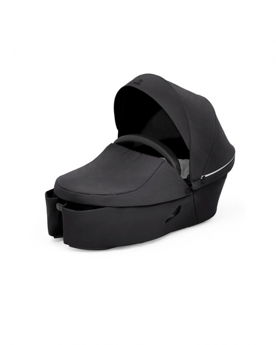 Black stokke sale pram