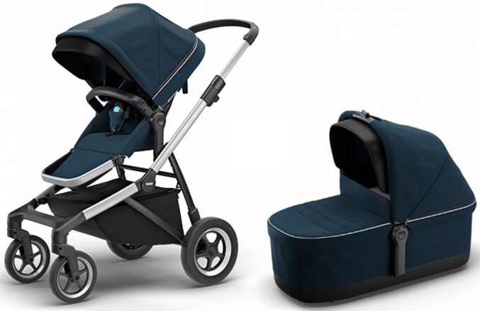Thule Sleek Kinderwagen Navy Blue Online kopen BabyPlanet