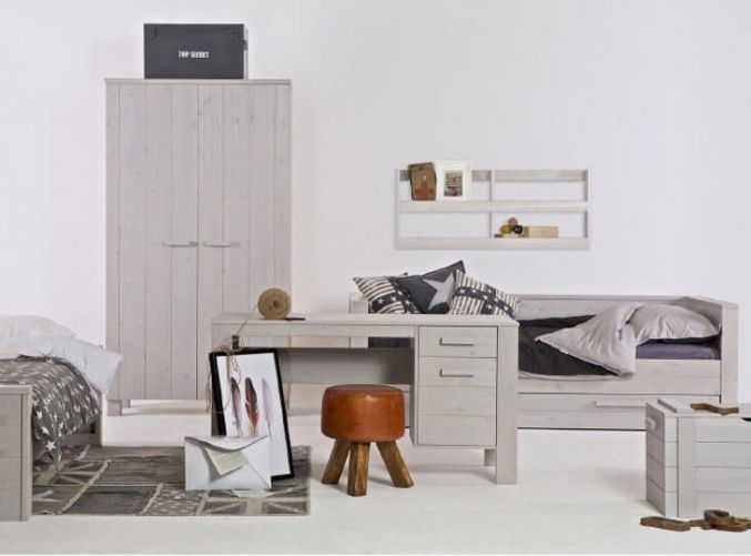 replica stroom Ananiver Woood Tienerbed Dennis Beton Grijs Online Kopen? | BabyPlanet
