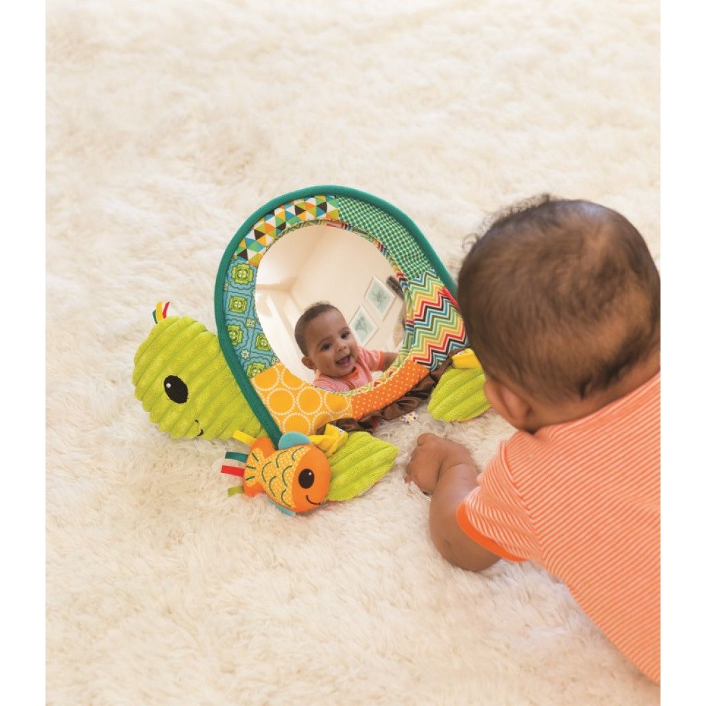 Infantino Go Gaga Activity Mirror online kopen? | BabyPlanet Infantino Go Gaga Activity Mirror Schildpad Spiegel