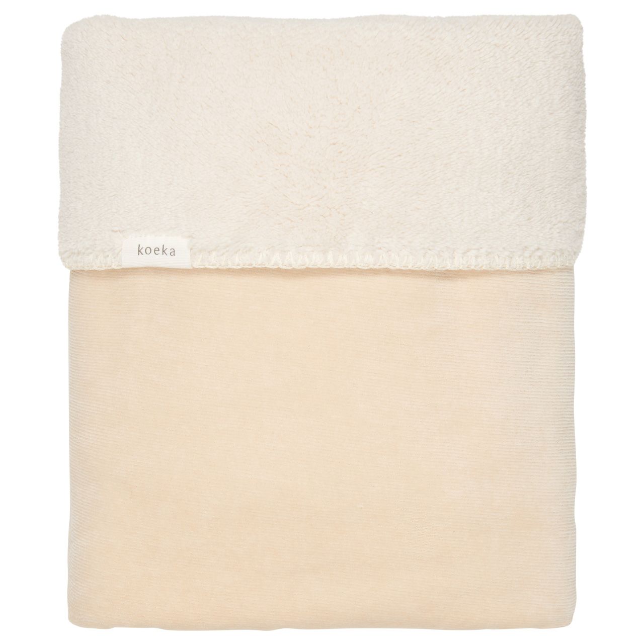 Consumeren Roux duidelijk Koeka Ledikantdeken Oddi Teddy Warm White | BabyPlanet