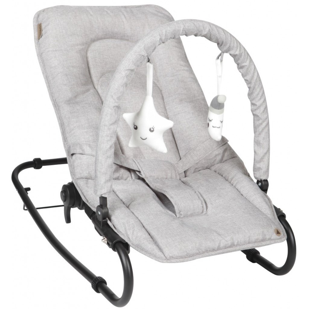 Cerebrum selecteer kwaliteit Topmark Toby Wipstoel met Speelboog Grey-Black | BabyPlanet