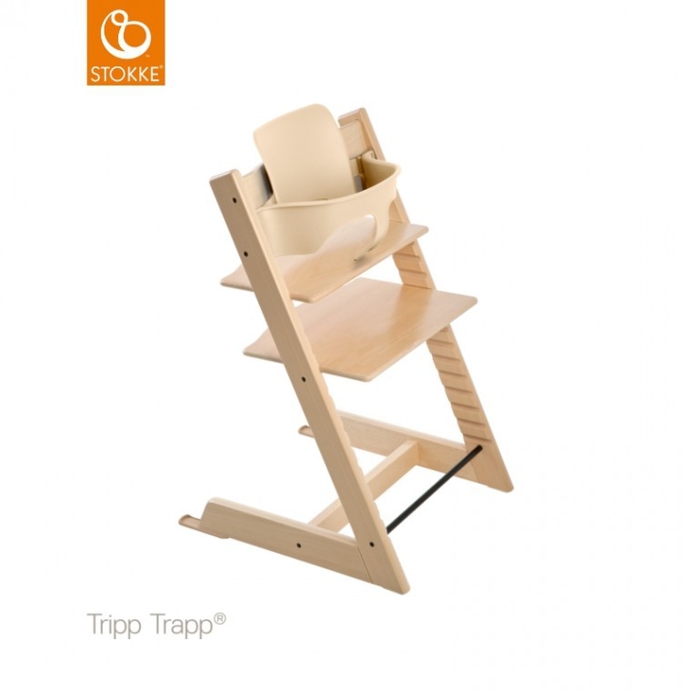 Stokke Tripp Trapp Naturel Incl Babyset Aanbieding Gratis Babyset Voordelig Babyset