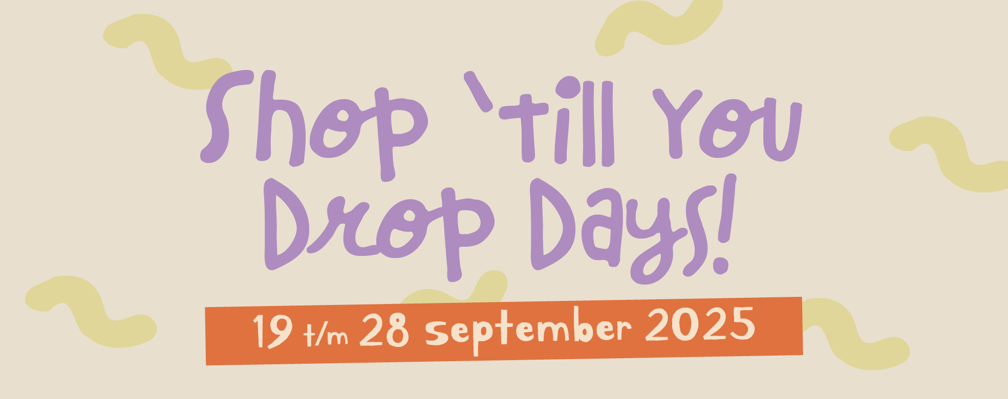 korting plakken tijdens Shop 'till you Drop Days bij BabyPlanet