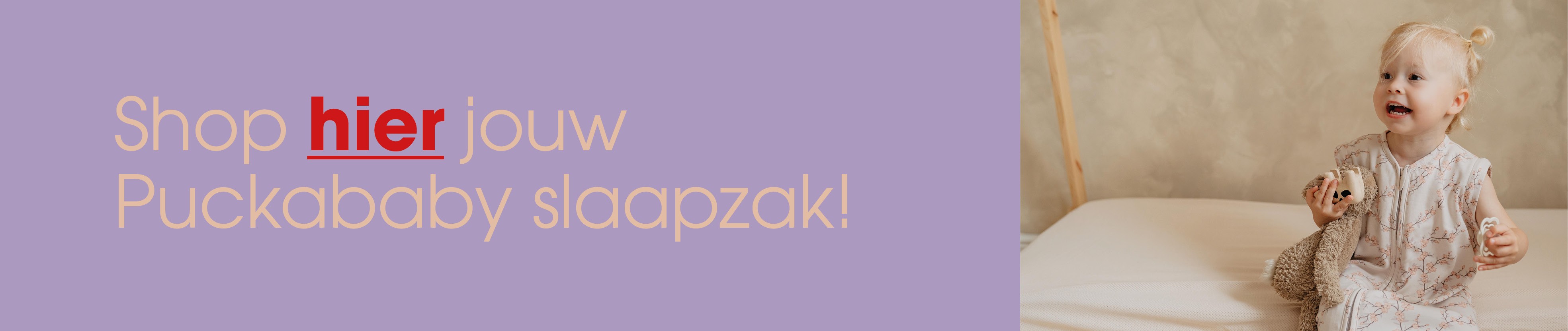 Shop bij BabyPlanet alle modellen babyslaapzakken van Puckababy.