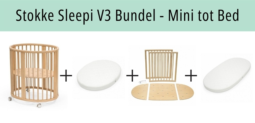 Stokke Sleepi Mini Bed Natural Bundel