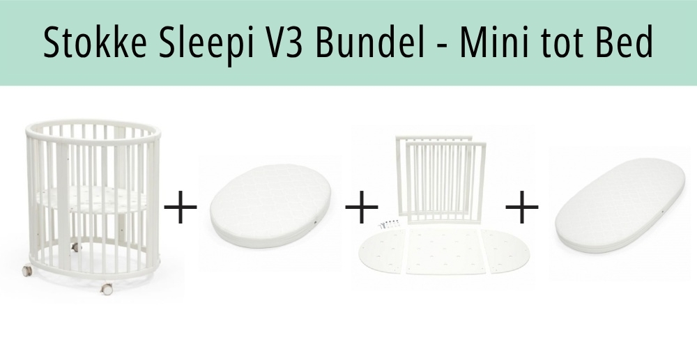 Stokke Sleepi Mini Bed White Bundel